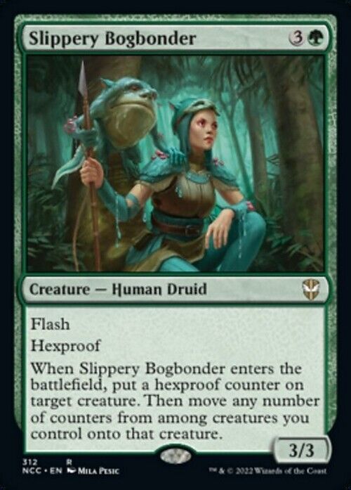 Slippery Bogbonder ~ Commander: Streets of New Capenna [ NM ] [ Magic MTG ]