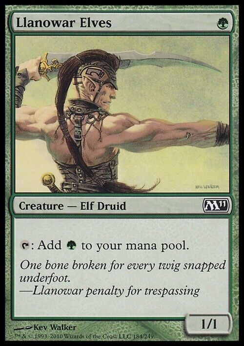 Llanowar Elves ~ Magic 2011 [ Excellent ] [ Magic MTG ]