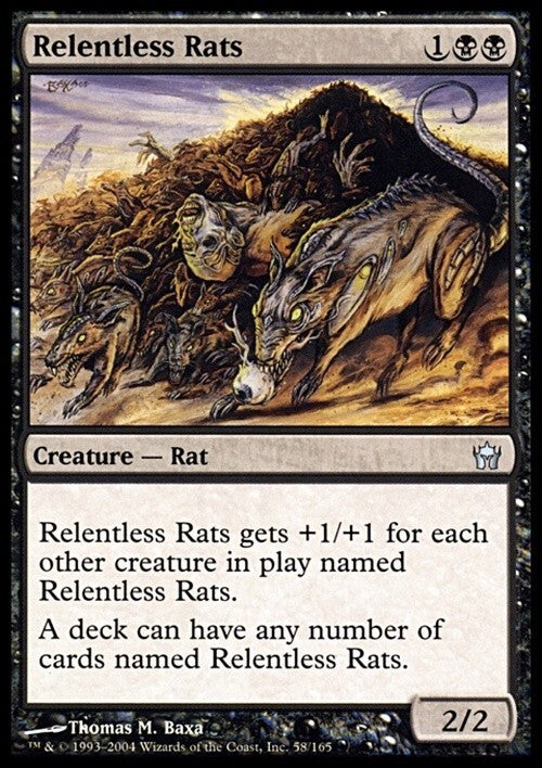 Relentless Rats ~ Fifth Dawn [ Excellent ] [ Magic MTG ]