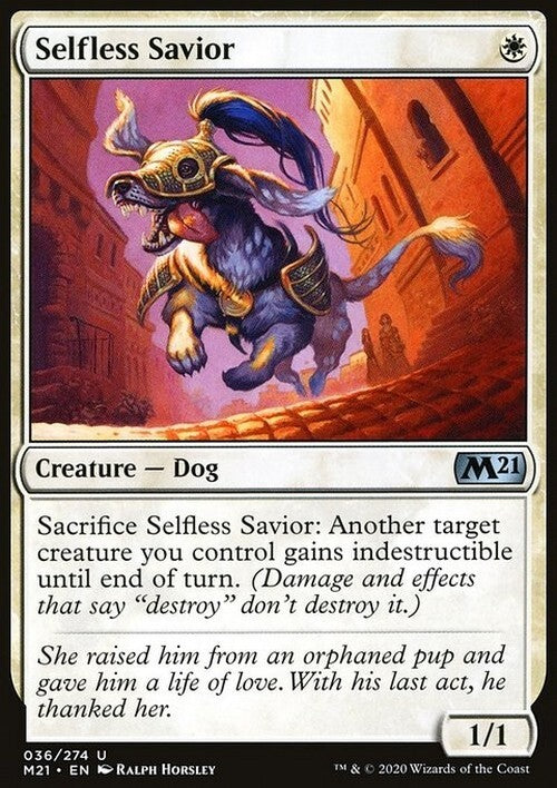 Selfless Savior ~ Core 2021 [ Excellent ] [ Magic MTG ] - London Magic Traders Ltd