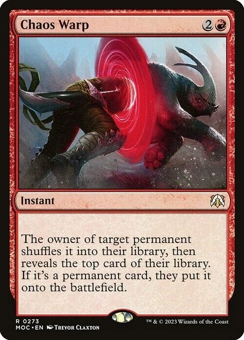 Chaos Warp ~ Commander: March of the Machine [ NM ] [ Magic MTG ]