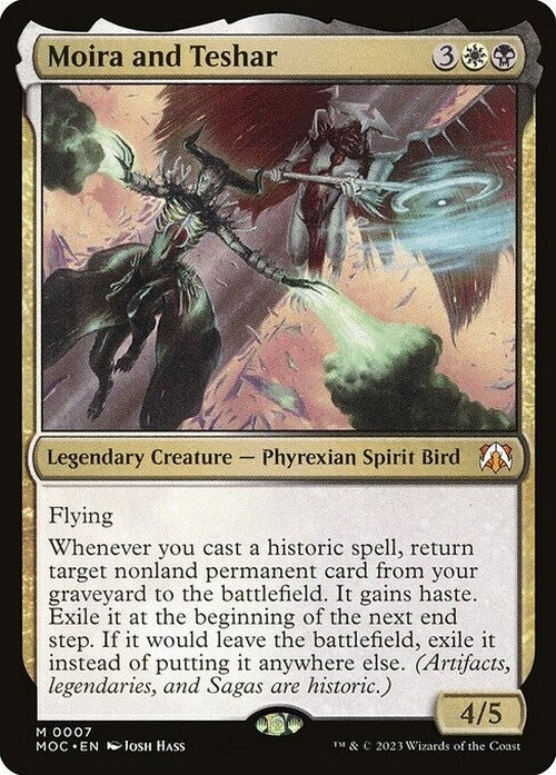 Moira and Teshar ~ Commander: March of the Machine [ NM ] [ Magic MTG ]