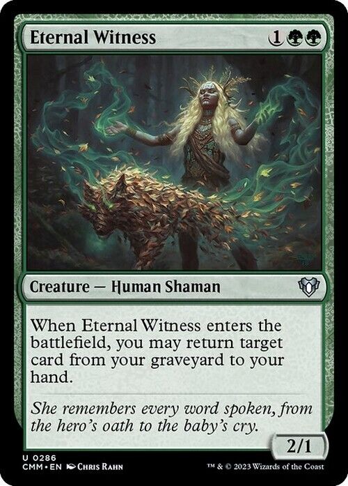 Eternal Witness ~ Commander Masters [ NearMint ] [ Magic MTG ]