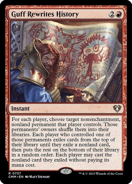 Guff Rewrites History ~ Commander Masters [ NearMint ] [ Magic MTG ]