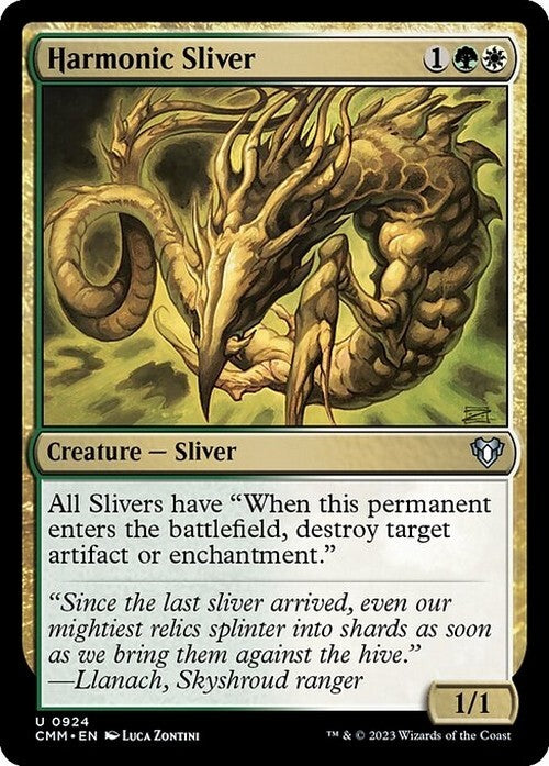 Harmonic Sliver ~ Commander Masters [ NearMint ] [ Magic MTG ]