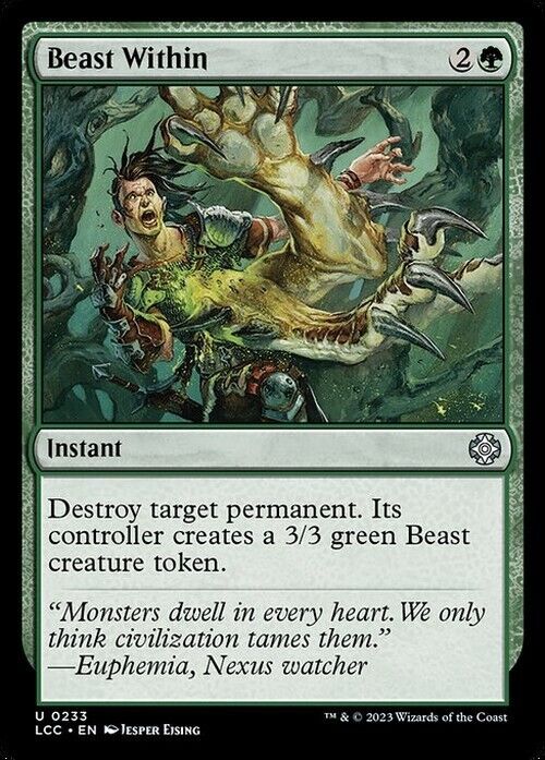 Beast Within ~ Commander: The Lost Caverns of Ixalan [ NM ] [ Magic MTG ]