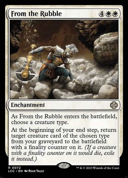From the Rubble ~ Commander: The Lost Caverns of Ixalan [ NM ] [ Magic MTG ]
