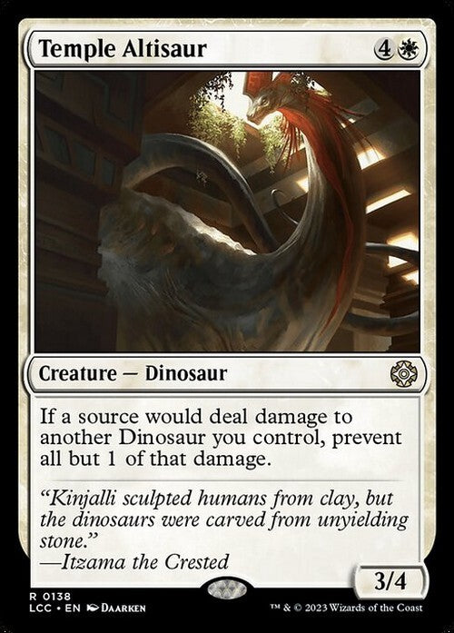 Temple Altisaur ~ Commander: The Lost Caverns of Ixalan [ NM ] [ Magic MTG ]