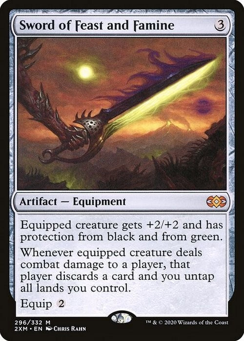 Sword of Feast and Famine ~ Double Masters [ NearMint ] [ Magic MTG ] - London Magic Traders Ltd