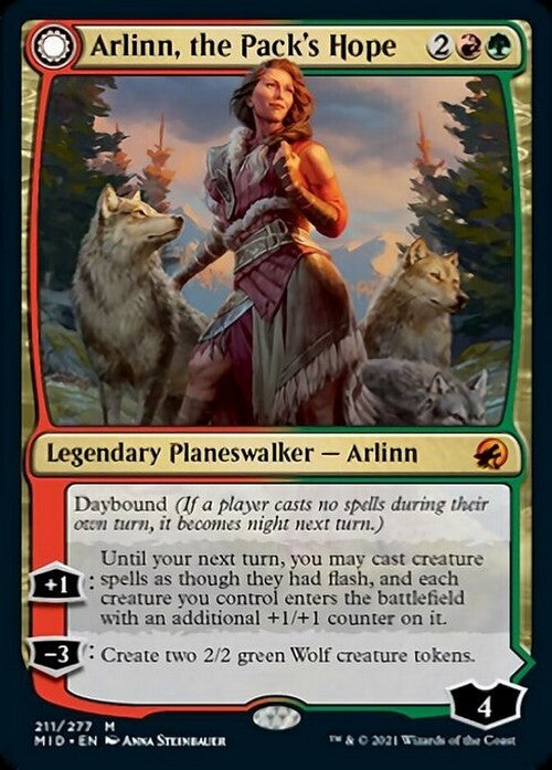 Arlinn, the Pack's Hope ~ Midnight Hunt [ NearMint ] [ Magic MTG ]