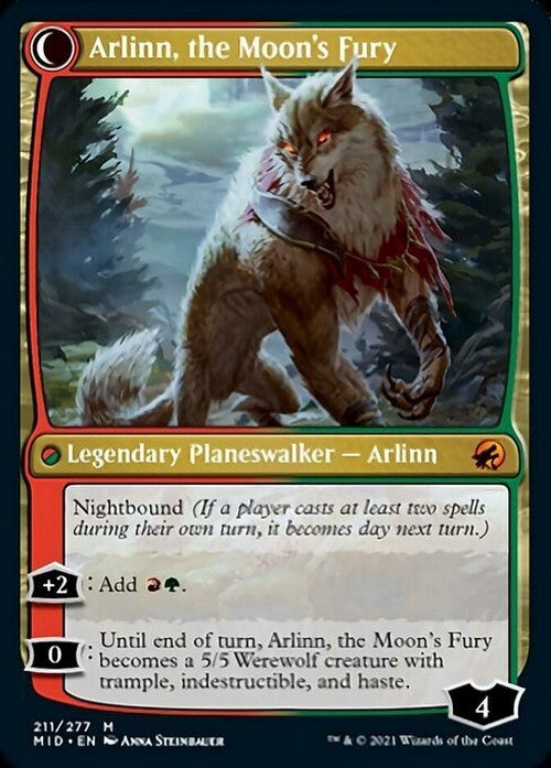 Arlinn, the Pack's Hope ~ Midnight Hunt [ NearMint ] [ Magic MTG ]