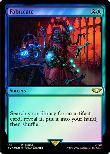 FOIL Fabricate ~ Commander: Warhammer 40,000 [ NearMint ] [ Magic MTG ]