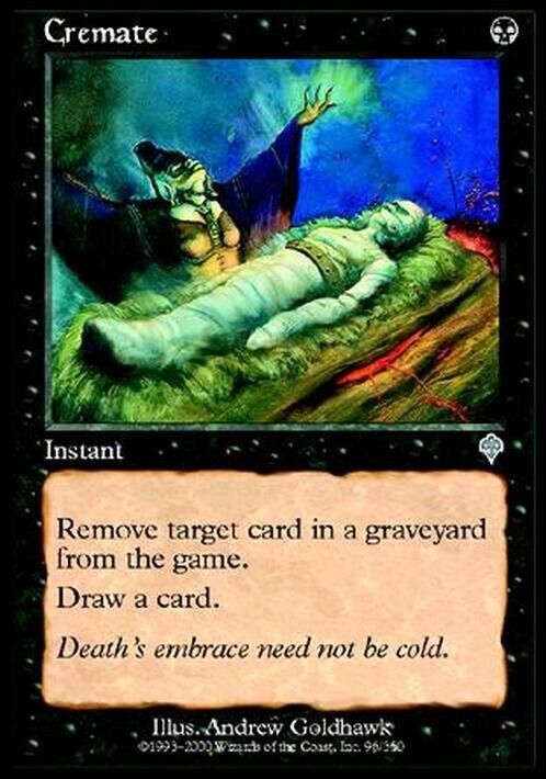 Cremate ~ Invasion [ Excellent ] [ Magic MTG ]