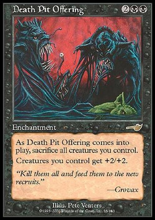 Death Pit Offering ~ Nemesis [ Excellent ] [ Magic MTG ]