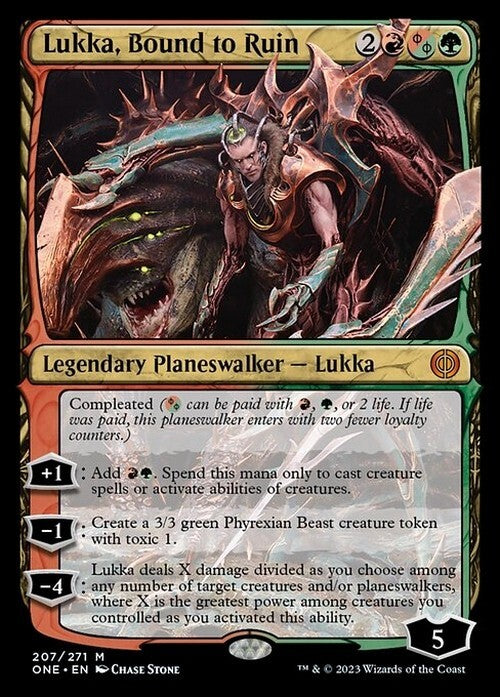 Lukka, Bound to Ruin ~ Phyrexia: All Will Be One [ NearMint ] [ Magic MTG ]