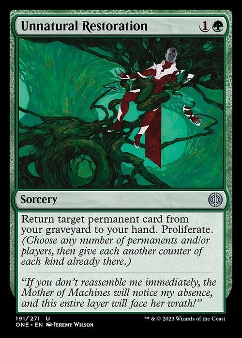 Unnatural Restoration ~ Phyrexia: All Will Be One [ NearMint ] [ Magic MTG ]