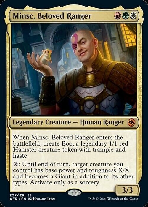 Minsc, Beloved Ranger ~ Adventures in the Forgotten Realms [ NM ] [ Magic MTG ]