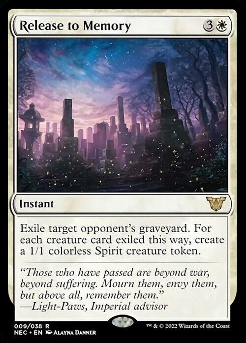 Release to Memory ~ Commander: Kamigawa: Neon Dynasty [ NM ] [ Magic MTG ]