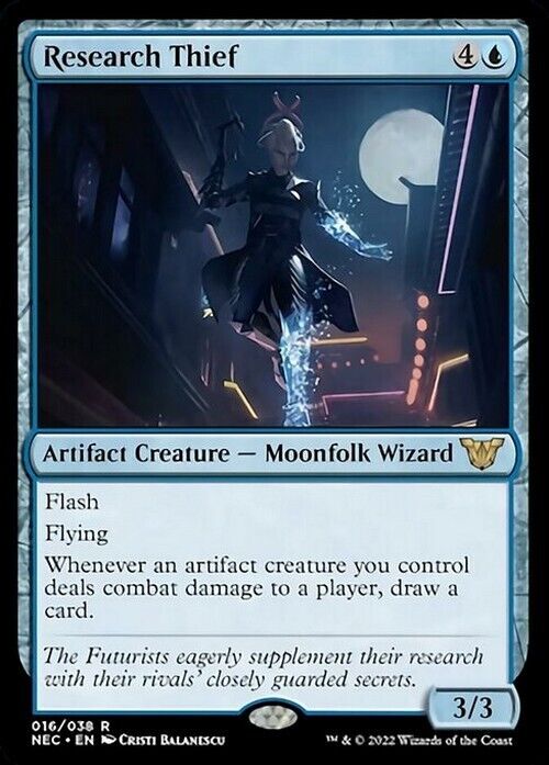 Research Thief ~ Commander: Kamigawa: Neon Dynasty [ NM ] [ Magic MTG ]