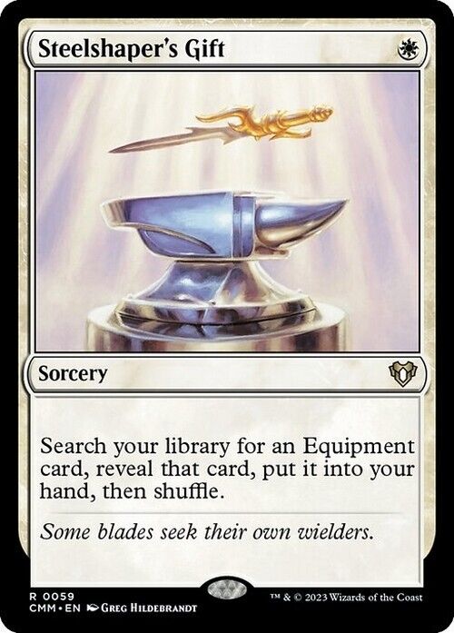 Steelshaper's Gift ~ Commander Masters [ NearMint ] [ Magic MTG ]