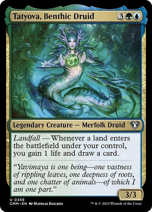 Tatyova, Benthic Druid ~ Commander Masters [ NearMint ] [ Magic MTG ]