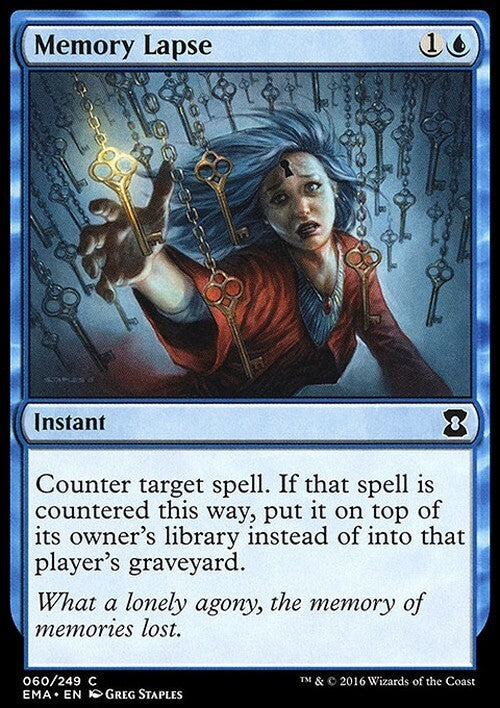 Memory Lapse ~ Eternal Masters [ Excellent ] [ Magic MTG ]