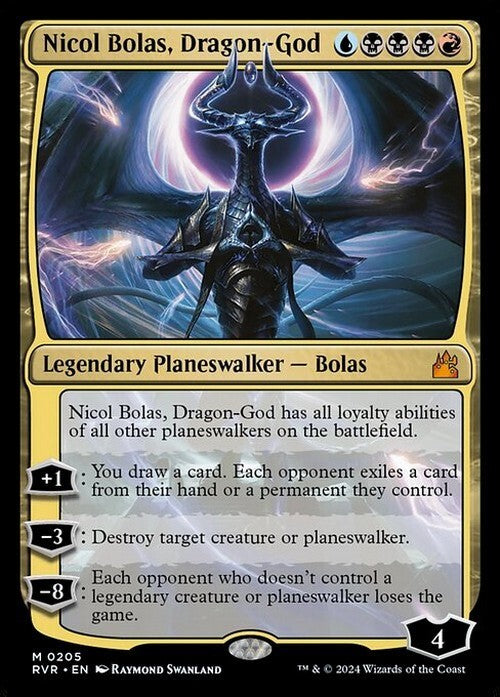 Nicol Bolas, Dragon-God ~ Ravnica Remastered [ NearMint ] [ Magic MTG ]
