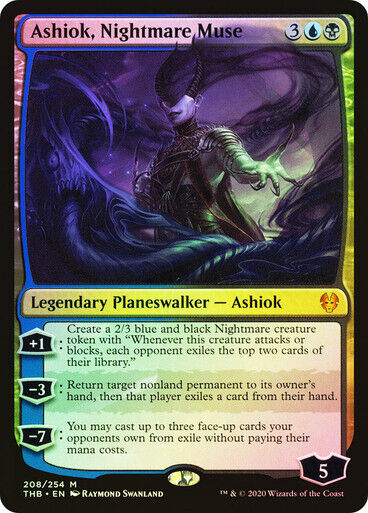 FOIL Ashiok, Nightmare Muse ~ Theros Beyond Death [ NM ] [ Magic MTG ]