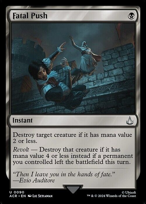 Fatal Push ~ Universes Beyond: Assassin's Creed [ NM ] [ MTG ]