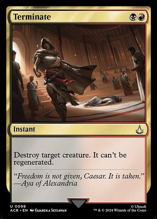 Terminate ~ Assassin's Creed [ NM ] [ Magic MTG ]