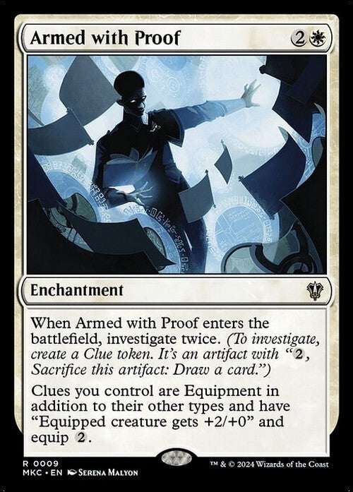 Armed with Proof ~ Commander: Murders at Karlov Manor [ NM ] [ MTG ]