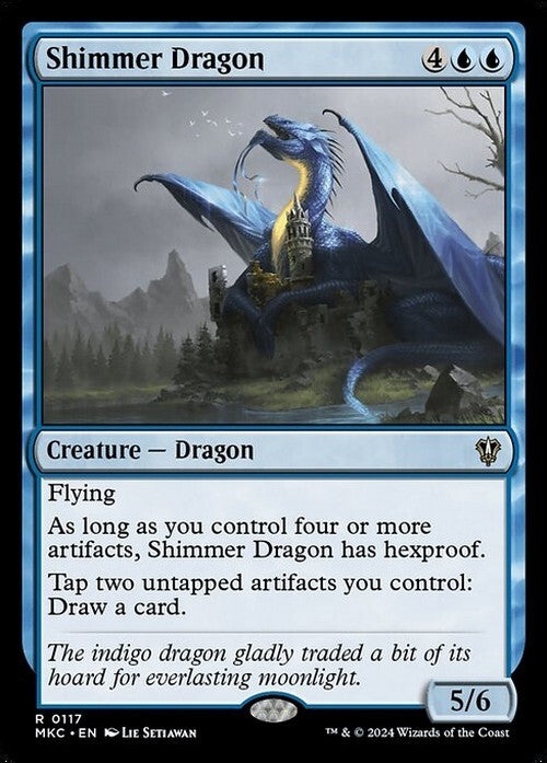 Shimmer Dragon ~ Commander: Murders at Karlov Manor [ NM ] [ MTG ]