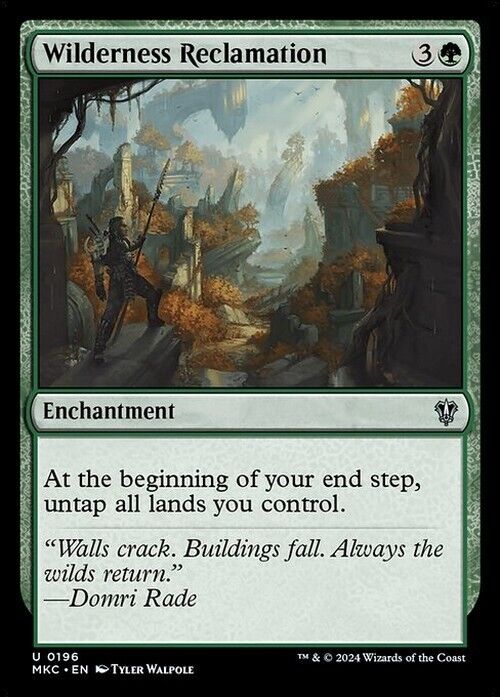 Wilderness Reclamation ~ Commander: Murders at Karlov Manor [ NM ] [ MTG ]