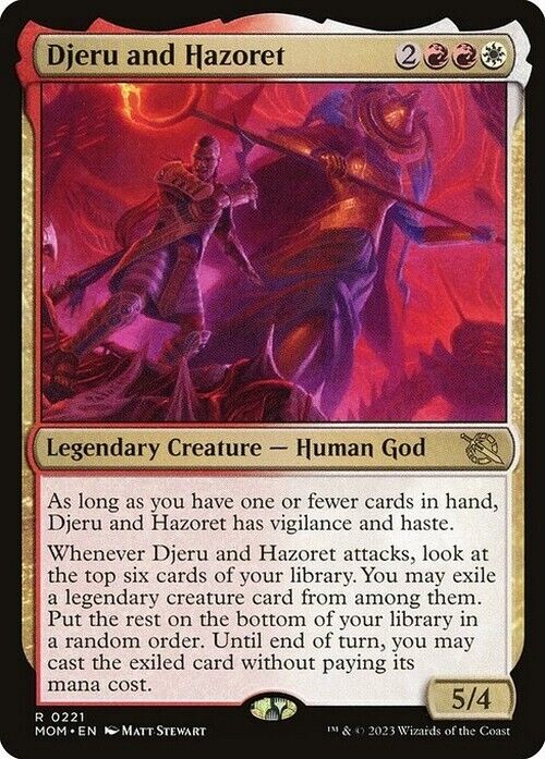 Djeru and Hazoret ~ March of the Machine [ NM ] [ Magic MTG ]