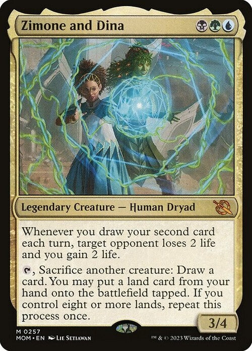 Zimone and Dina ~ March of the Machine [ NM ] [ Magic MTG ]