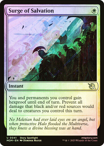 FOIL Surge of Salvation ~ March of the Machine [ NM ] [ Magic MTG ]