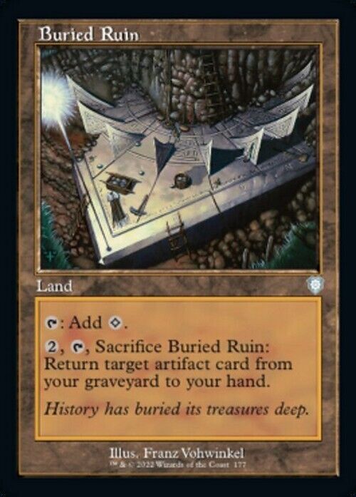 Buried Ruin ~ Commander: The Brothers' War [ NM ] [ Magic MTG ]