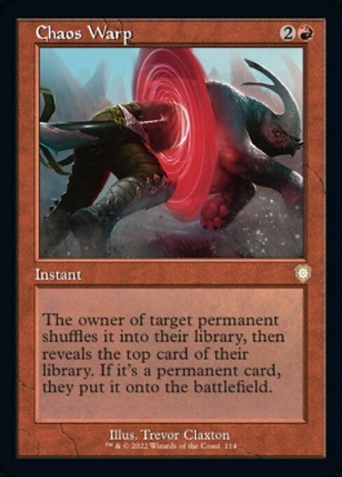 Chaos Warp ~ Commander: The Brothers' War [ NM ] [ Magic MTG ]