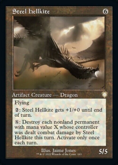 Steel Hellkite ~ Commander: The Brothers' War [ NM ] [ Magic MTG ]