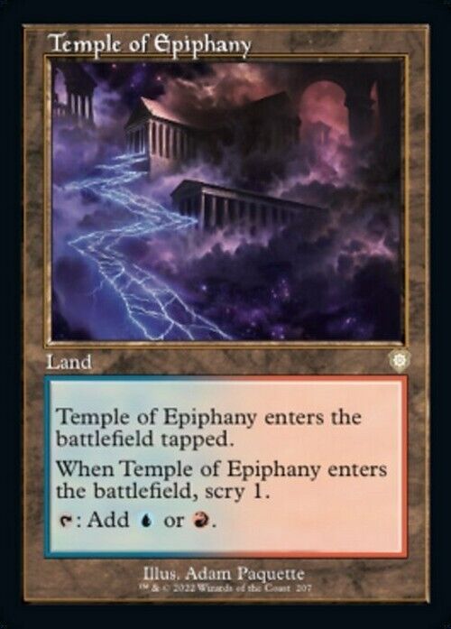 Temple of Epiphany ~ Commander: The Brothers' War [ NM ] [ Magic MTG ]