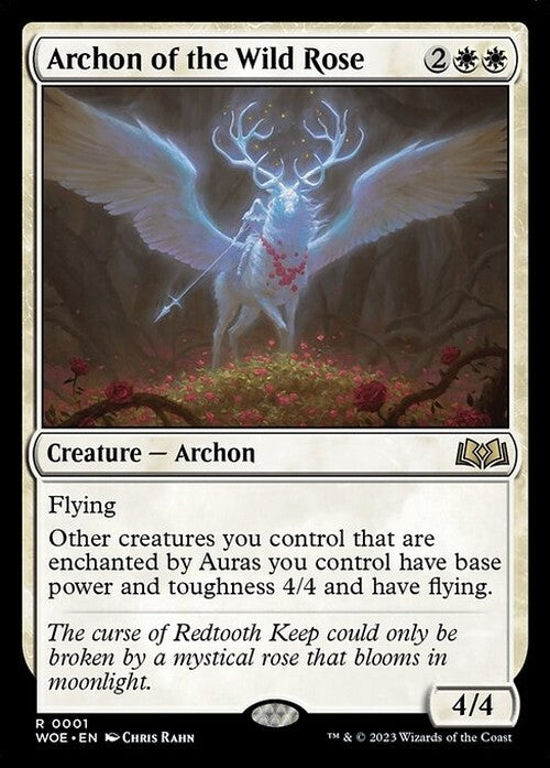 Archon of the Wild Rose ~ Wilds of Eldraine [ NM ] [ Magic MTG ]