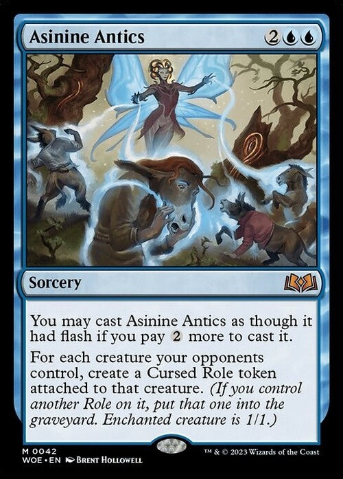 Asinine Antics ~ Wilds of Eldraine [ NM ] [ Magic MTG ]