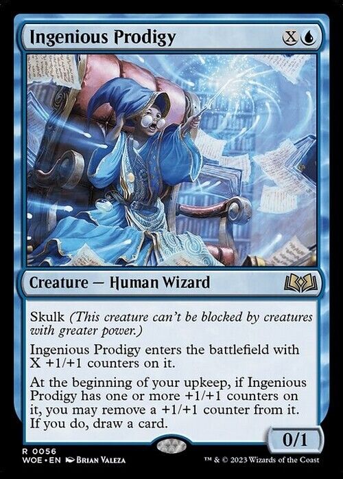 Ingenious Prodigy ~ Wilds of Eldraine [ NM ] [ Magic MTG ]