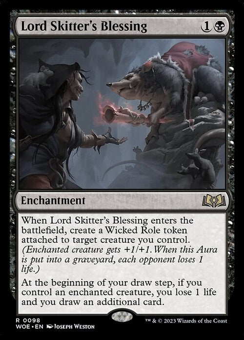 Lord Skitter's Blessing ~ Wilds of Eldraine [ NM ] [ Magic MTG ]
