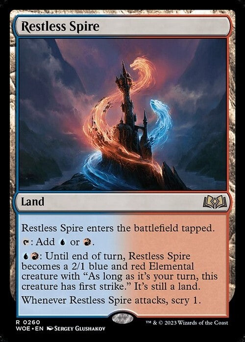 Restless Spire ~ Wilds of Eldraine [ NM ] [ Magic MTG ]