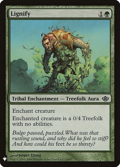 Lignify ~ Mystery Booster [ NearMint ] [ Magic MTG ]