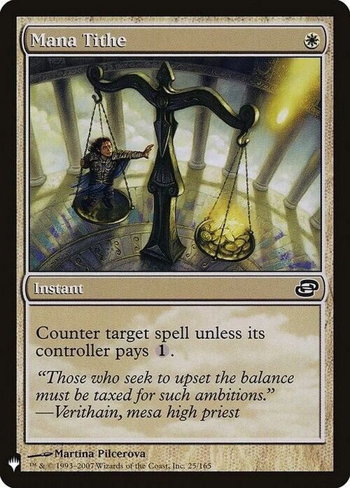 Mana Tithe ~ Mystery Booster [ NearMint ] [ Magic MTG ] - London Magic Traders Ltd