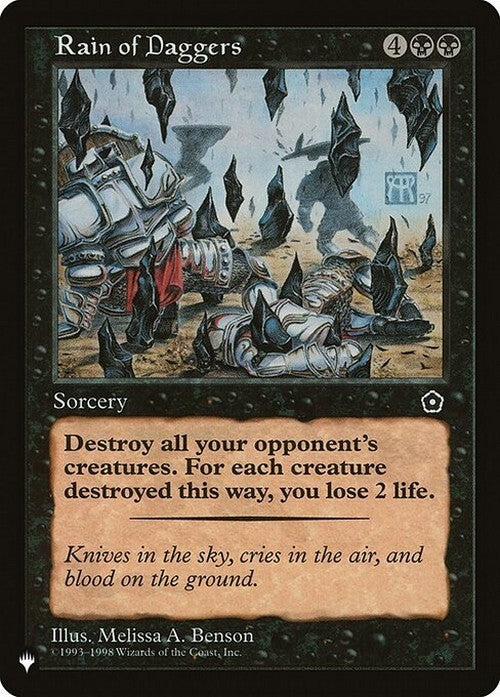 Rain of Daggers ~ The List [ NearMint ] [ Magic MTG ]