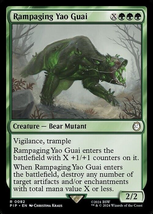 Rampaging Yao Guai ~ Commander: Fallout [ NearMint ] [ Magic MTG ]