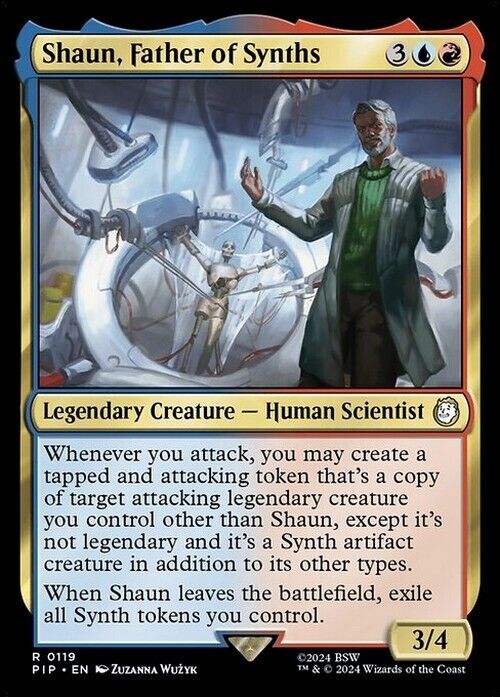 Shaun, Father of Synths ~ Commander: Fallout [ NearMint ] [ Magic MTG ]